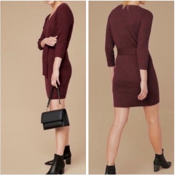Amour Vert Dresses & Skirts - Holiday Party! Amour Vert Wool Sweater Dress